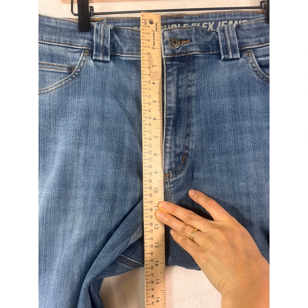 Duluth Trading Co Ballroom Double Flex Carpenter Jeans Mens‎ 38x30 Blue Denim